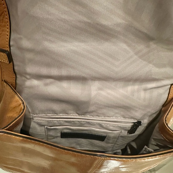 Beautiful Rebecca Minkoff Tan Leather Vanity Shoulder Crossbody Bag - Picture 5 of 11